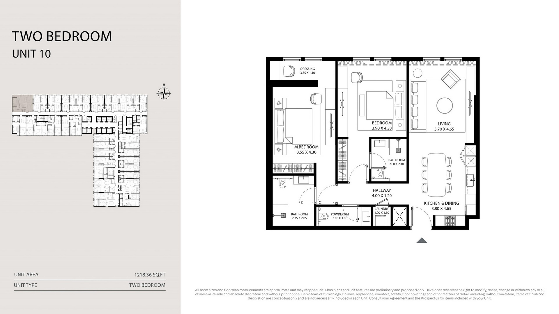 MAG 330 Two Bedroom