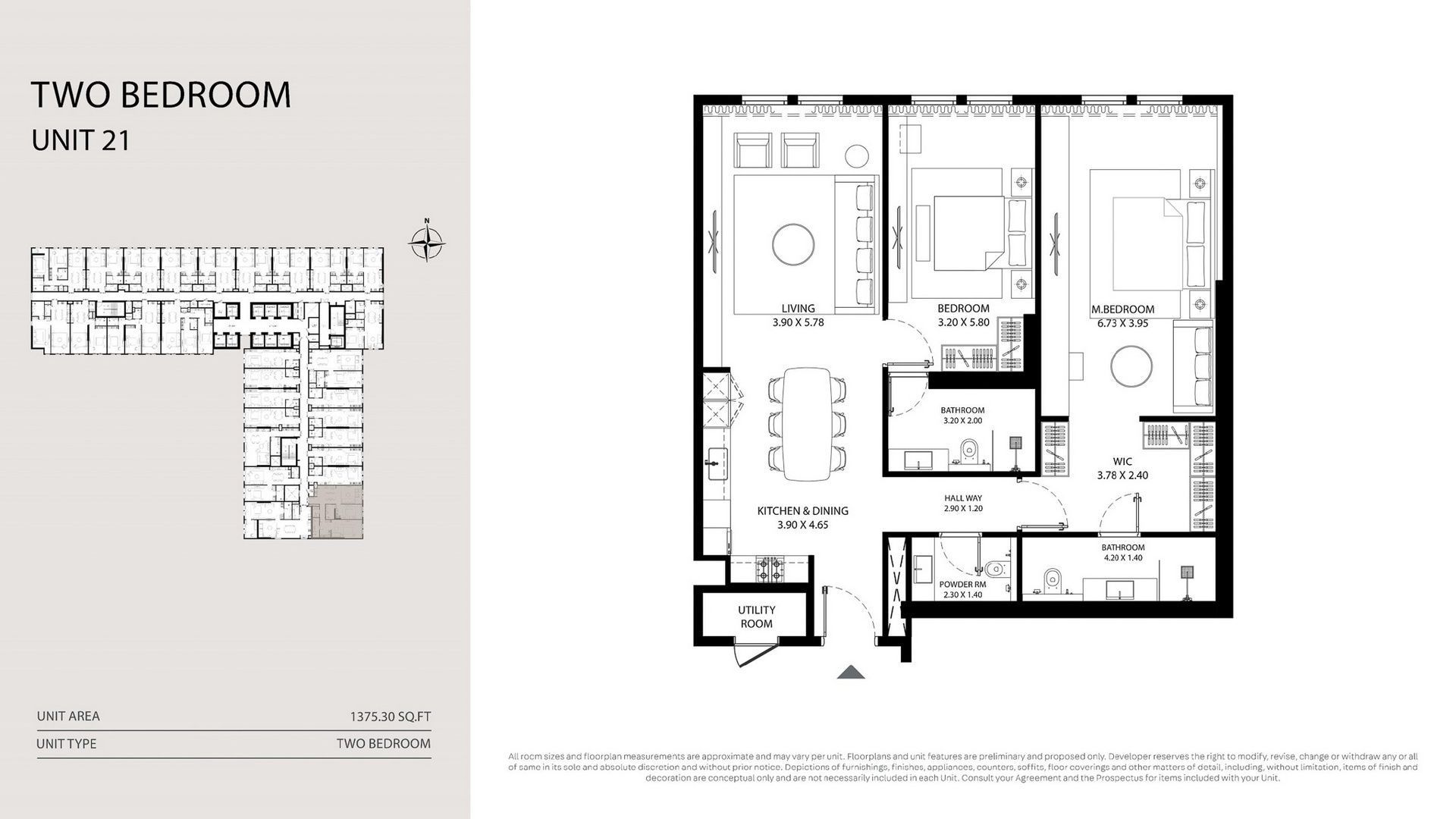 MAG 330 Two Bedroom